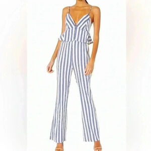 BCBGENERATION STRIPED JUMPSUIT SIZE 4 NWT